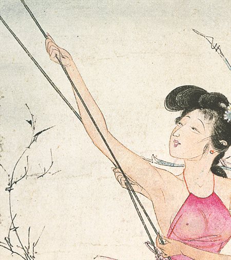 崆峒-胡也佛的仕女画和最知名的金瓶梅秘戏图